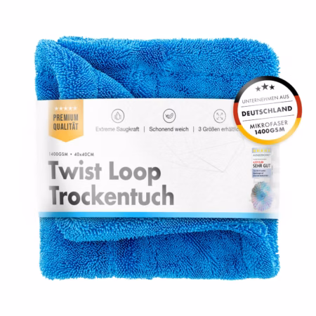 Chemicalworkz Shark Twisted Loop Blue1400GSM 40x40cm – Kuivatusrätik