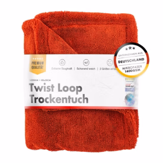 Chemicalworkz Shark Twisted Loop Red 1400GSM 50x80cm – Kuivatusrätik